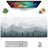 Large Mouse Pad, Full Desk XXXL Extended Gaming Mouse Mat 35" X 17", Misty Forest Design Background Mousepad Keyboard With Non-Slip Rubber Base For Gaming Office Laptop Computer, Tree