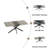 55.11" -70.86"Retro Rectangular Stretch Dining Table-264981995