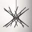 Runo Sputnik Modern Linear Chandelier-392439364