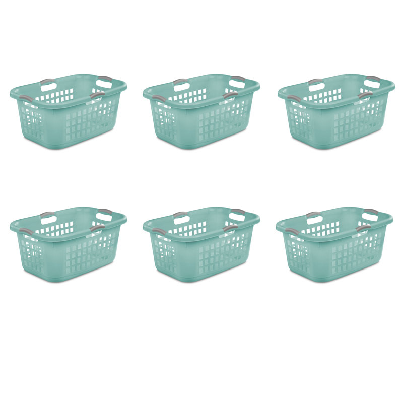 Sterilite Ultra Stackable Clothes Laundry Basket (Set of 6)