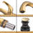 Single-Hole Single-handle Bathroom Faucet with Drain Assembly-89621436