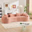 Canapé compressé courbé rose-1262262826