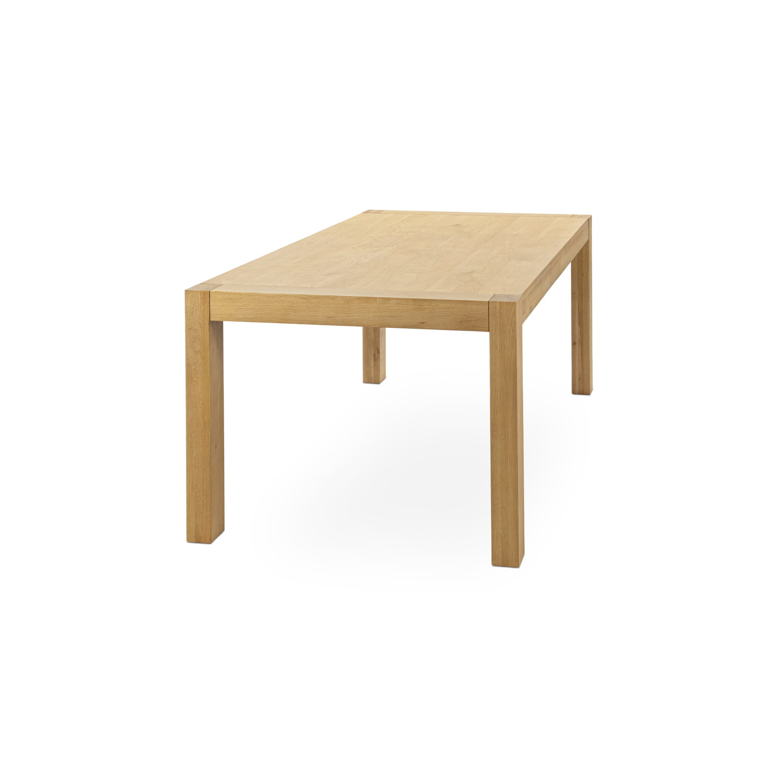 Block 84" Solid Wood Dining Table, Natural