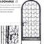 Armoire à vin verrouillable 35 bouteilles en fer noir. Gracieux. L 17,7 po x P 14 po x P 38,5 po. Capacité de 65 lb. Convient au fer à repasser avec serrure de la salle à manger 35 - Noir. Conception élégante de la cage. Cuisine et salle à manger. Capacité
