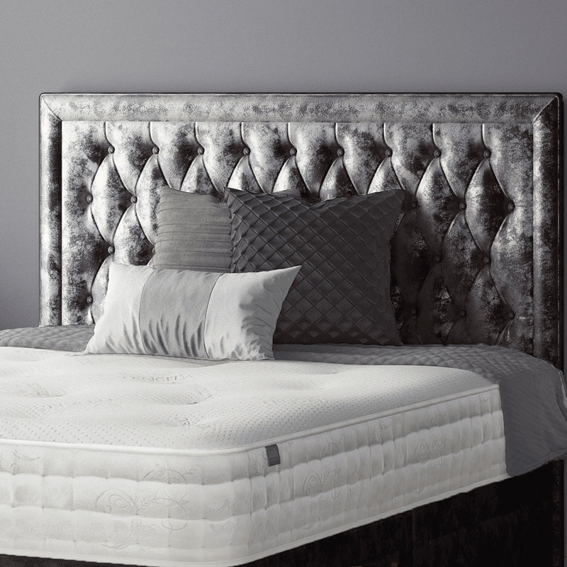 Scarborough Upholstered Headboard, Amethyst, Double (4'6)