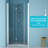 34"W X 72"H Fold Frameless Shower Door With Tempered Glass-111798406