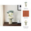 Vase en faïence fabriqué à la main avec motif sculptural-441517528