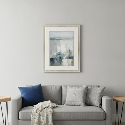 «Echoes of the Sea», reproduction d'art encadrée dorée
