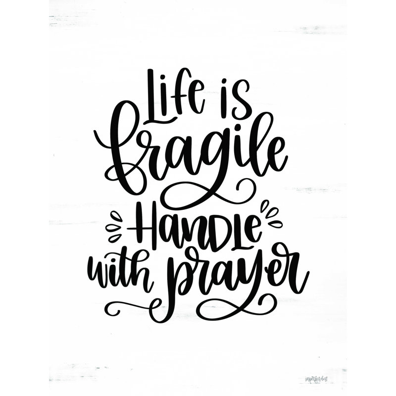Handle with Prayer - Impression sur toile tendue, H 16 po x l 12 po