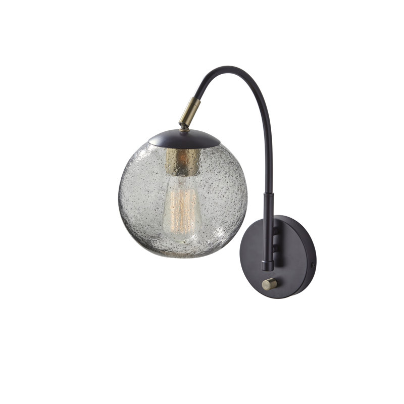 Aldor Bronze Armed Sconce