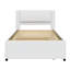 Lit plateforme élégant avec lit gigogne multi-positions qui s'adapte aux modes plats ou dressés-1751348896