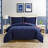 Ocean Inspired Coastal DESIGN STUDIO Nautical Patch Blue Ultra Soft Microfiber Reversible Comforter Set-1621428789