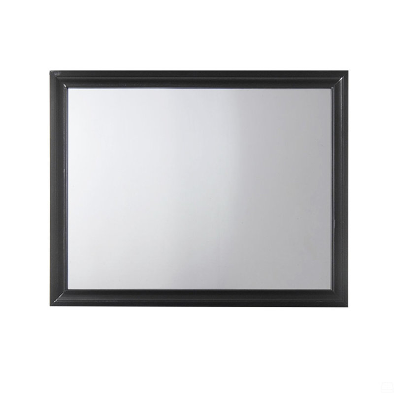 Rectangular Mirror, Black, 36" x 47"