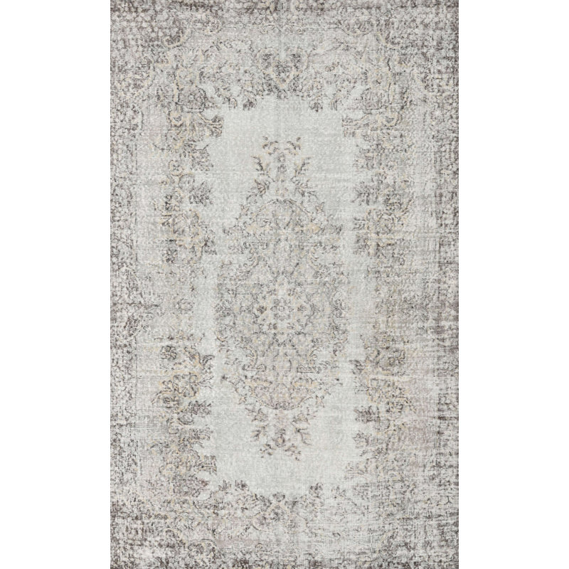Wool Oriental Indoor Rug, Rectangle 6' x 9'