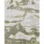 Hand Knotted Abstract Area Rug in Silver/Green-1671743713