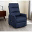 Canapé inclinable en tissu avec télécommande, fauteuil relevable électrique, poches latérales