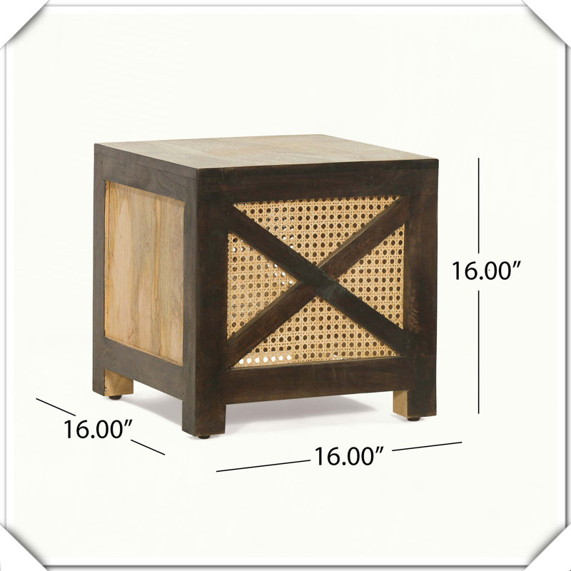 Tabouret polyvalent en bois de manguier
