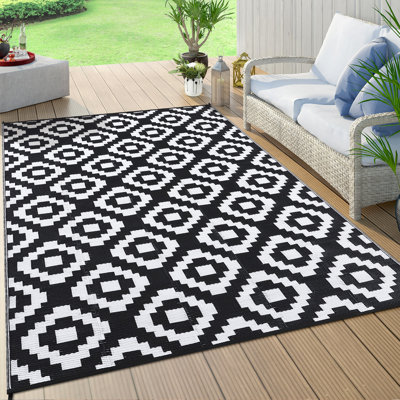 Tapis d'extérieur marocain réversible pour l'extérieur