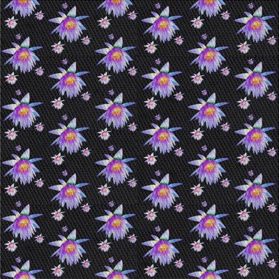 Tapis bleu foncé Safaa