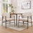 Modern Upholstered Dining Chair With Armrests And Backrest, Stylish Dining Chair With Removable Upholstery-1935926067