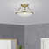 Wilbrecht Glass Semi Flush Mount
