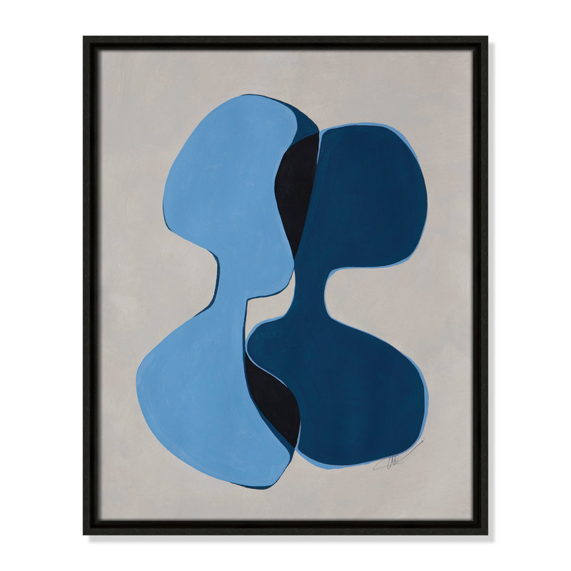 In Unity I by Filippo Ioco For Casa Fine Arts, 21.5" H x 17.5" W x 2" D, Espresso Framed