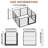 8-Panel Portable Metal Pet Playpen