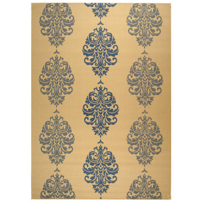 Courtyard Performance Floral Indoor/Outdoor Area Rug