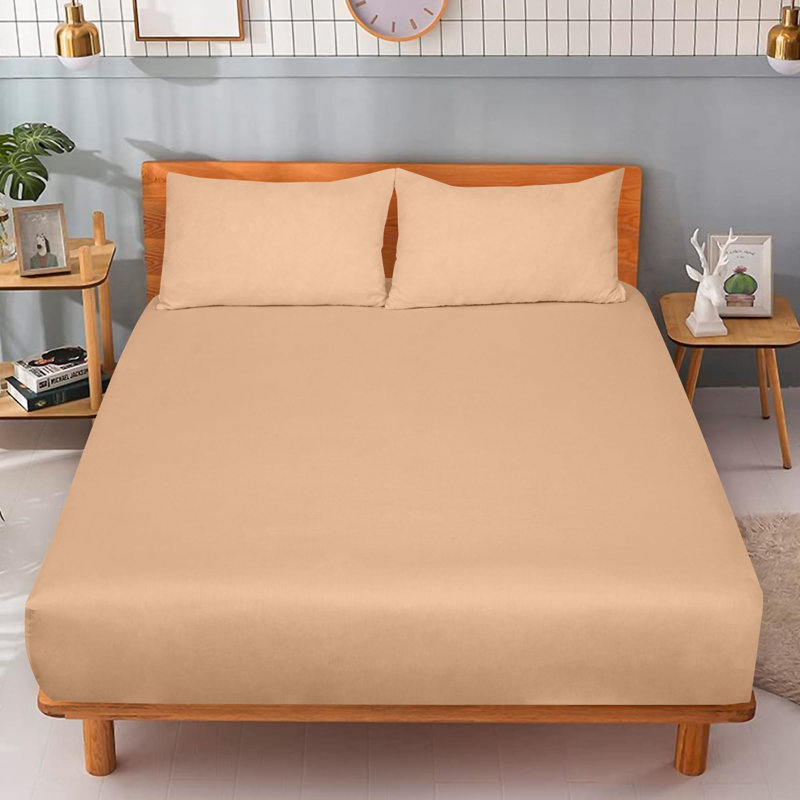 Royale Linens 300 Thread Count 100% Long Staple Combed Cotton Flat Sheet - Super Soft - Top Sheets - Flat Sheet Sold Separately - Breathable, Cool & Crisp Percale Sheets Only 