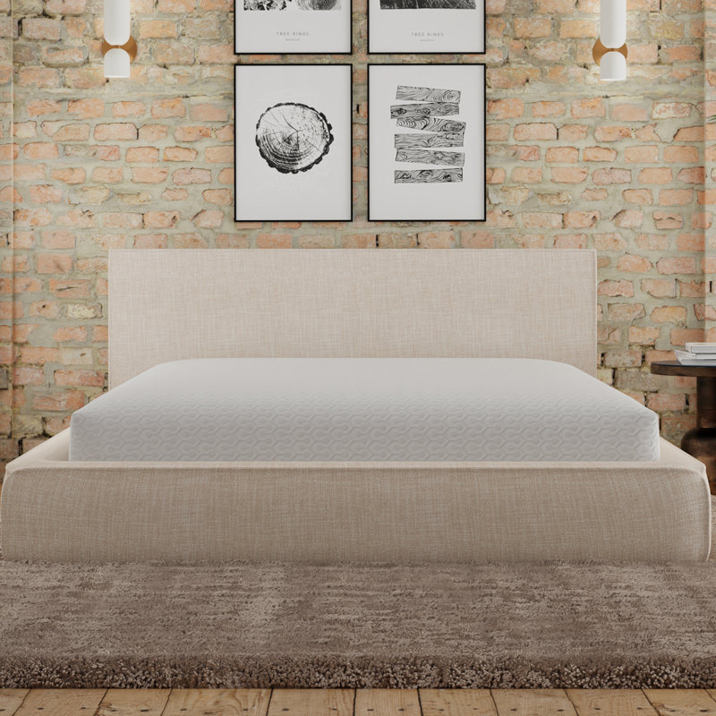Protège-matelas circulaire en neige doux en polyester avec protège-matelas HEIQ, Lit double