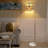 63" Boho Rattan Floor Lamp With Dimmable LED Bulb,Modern Farmhouse Arc Standing Light For Living Room Bedroom(Bulb Included)