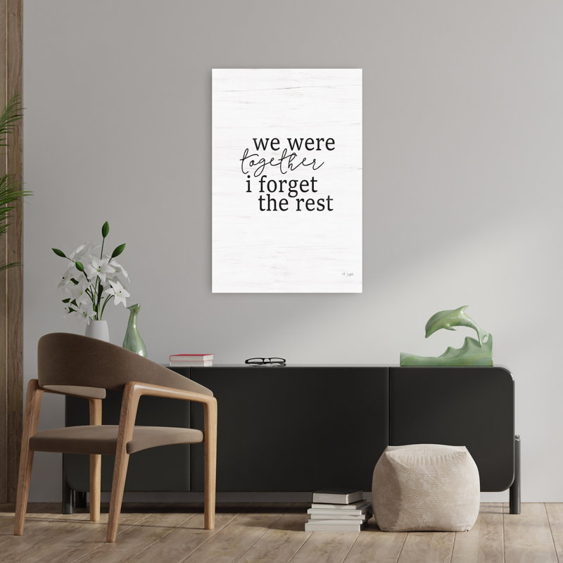 «We Were Together», art contemporain abstrait, H 36 po x l 24 po