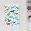 «Dino Fun I» par Ninola Design - reproduction d'art-53058896-53058898-53058902