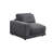 135 " Velvet and Linen Blend Sofa-91110271