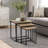 Dorrell 3-Piece Stackable Nesting Side Tables For Living Room End Sofa Side Table