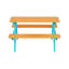 Teamson Kids Outdoor Picnic Table & Bench Set