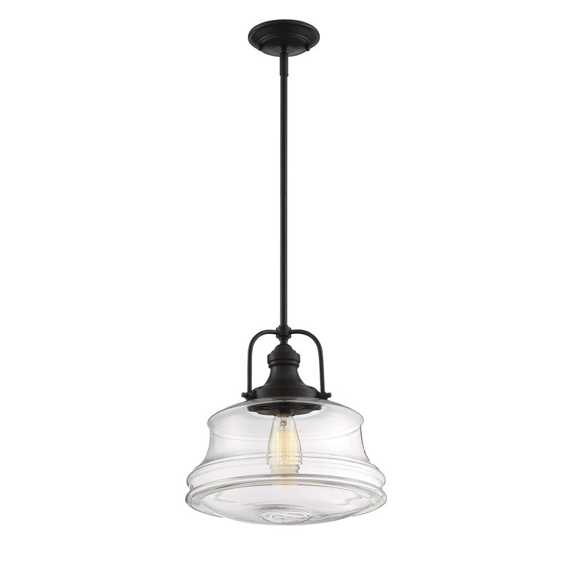 Luminaire suspendu à 1 lumière Truro en bronze anglais Truro, Bronze anglais