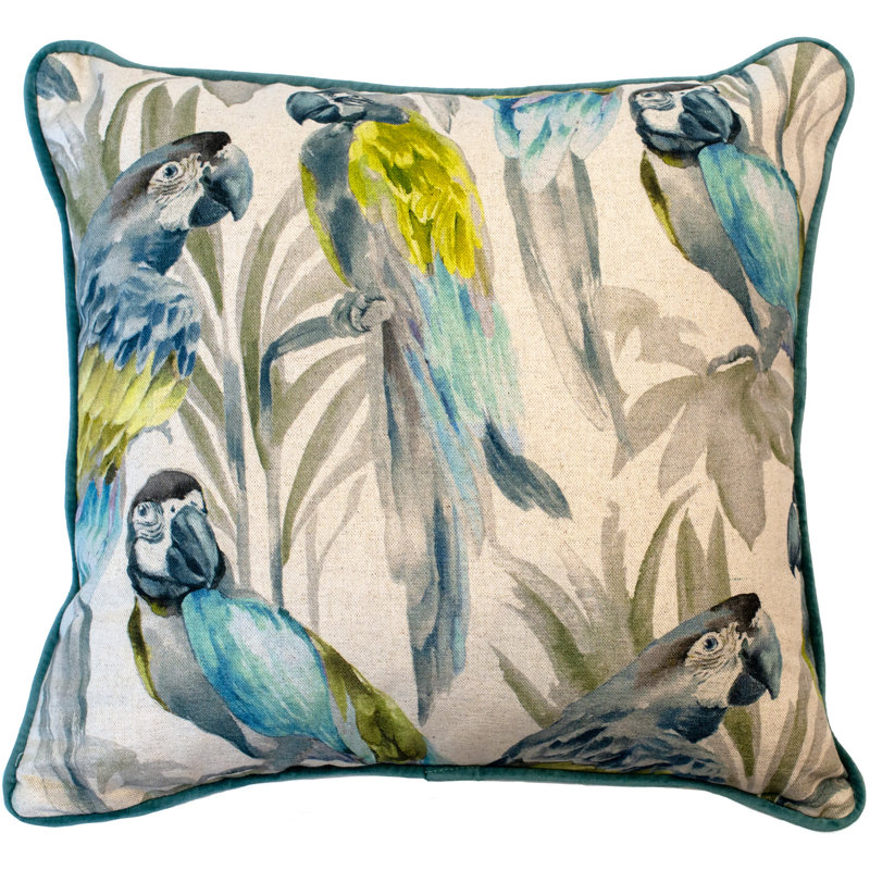 Akane Abstract TURQUOISE Sqaure Cushion