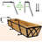 30 Inch Window Deck With Coco Liner Set Of 4, 30" Window Boxes H...