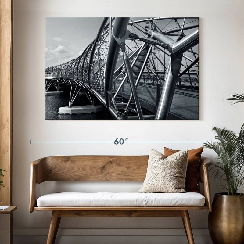 Lilie Singapore Helix Bridge, 34" H x 51" W