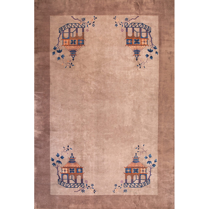 Hand Knotted Wool Area Rug