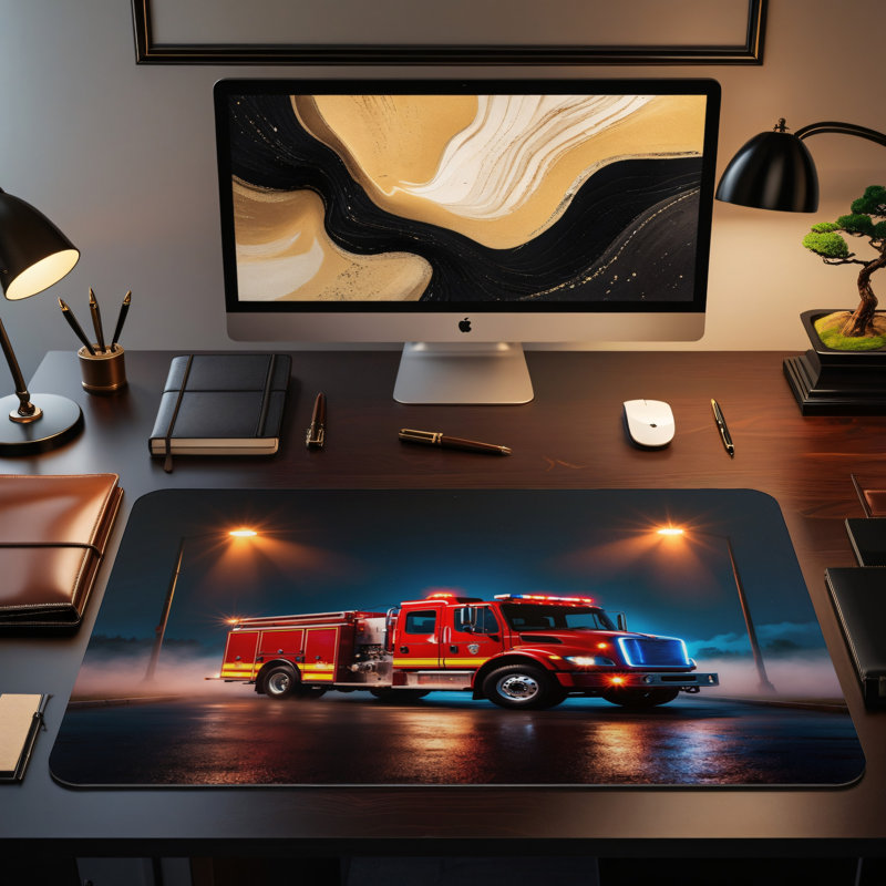 Polyester Desk Pad, 14.4x12.1