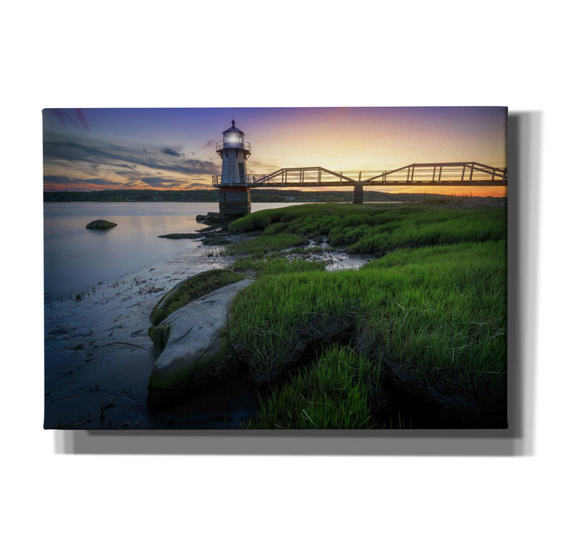 Toile épique Graffiti «Doubler Point At Dusk» par Rick Berk, 18 po x 12 po, H 18 po x l 26 po