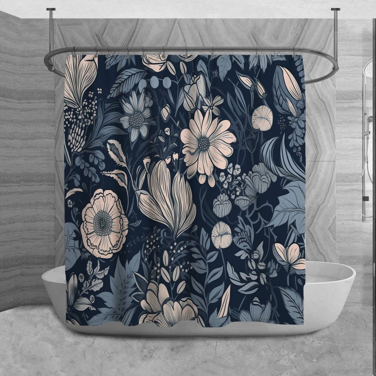 Shower Curtain - Embodiment By Pi Creative Art