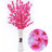 10 PCS Artificial Cherry Blossom Branches Decoration, Faux Flowers 25.5" Long Stems Plum Fake Peach Plants Real Touch Silk for Wedding Home Bedroom Party Table Office-1018504611