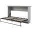 Lit simple pliant gris - Armoire robuste, maximisant l'espace, stable, optimisant