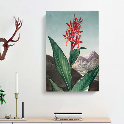 Indian Reed Flower by R.J. Thornton - Wrapped Canvas Painting