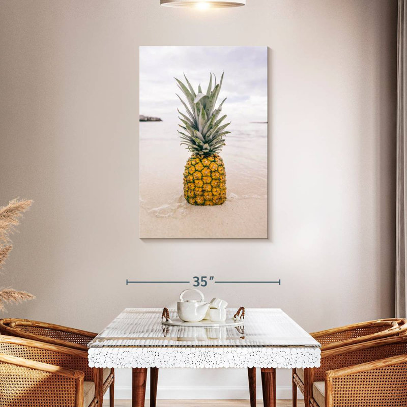 Yarlin Sandy Beach Pineapple, 45" H x 30" W