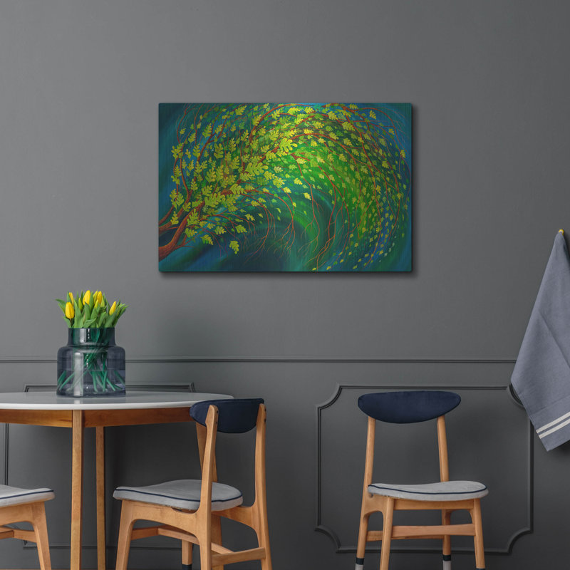  «Spring Rhapsody» par Olga Dorenko, art mural en métal, 36 po x 24 po, H 24 po x l 36 po