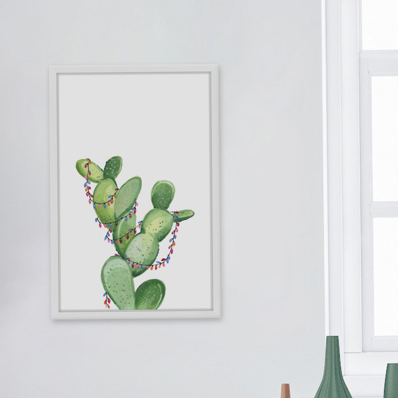 «Christmas in Mexico», reproduction d'art encadrée, H 18 po x l 12 po
